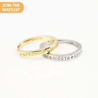 A PROMISE WORTH KEEPING (adjustable) RING