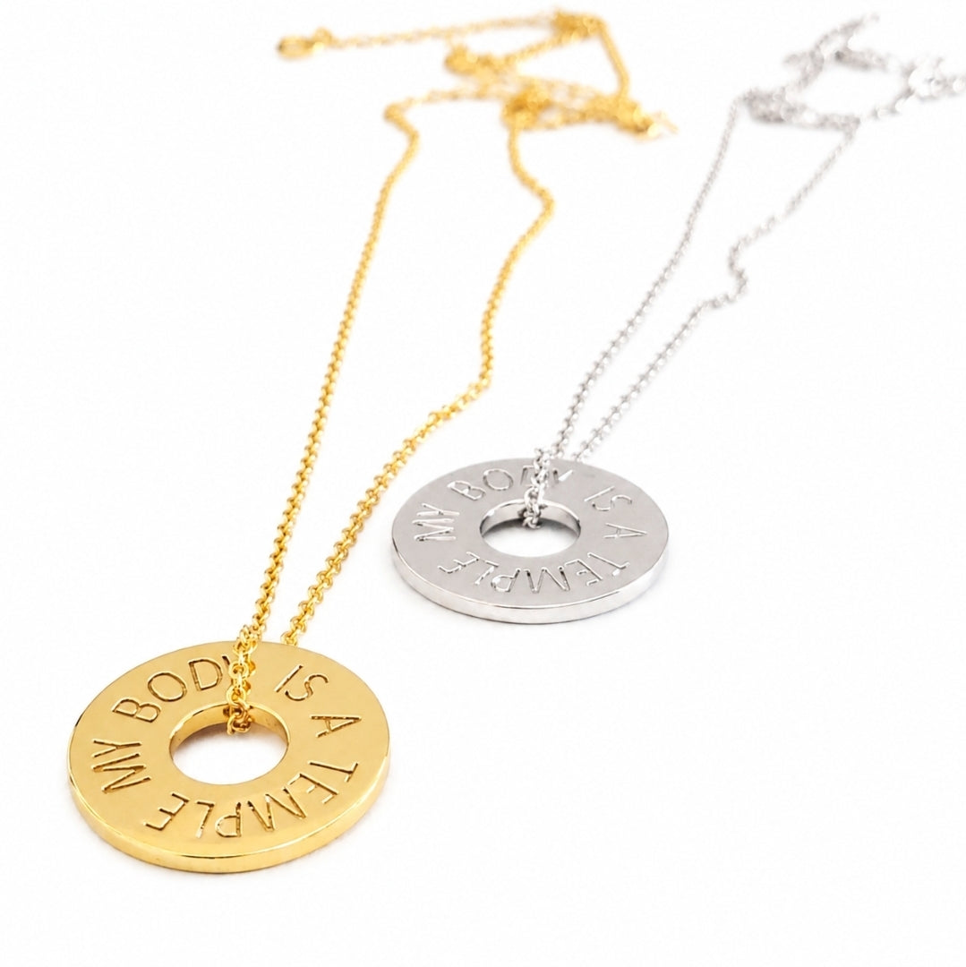 MY BODY IS A TEMPLE NECKLACE