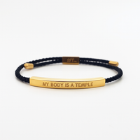 MY BODY IS A TEMPLE BRACELET