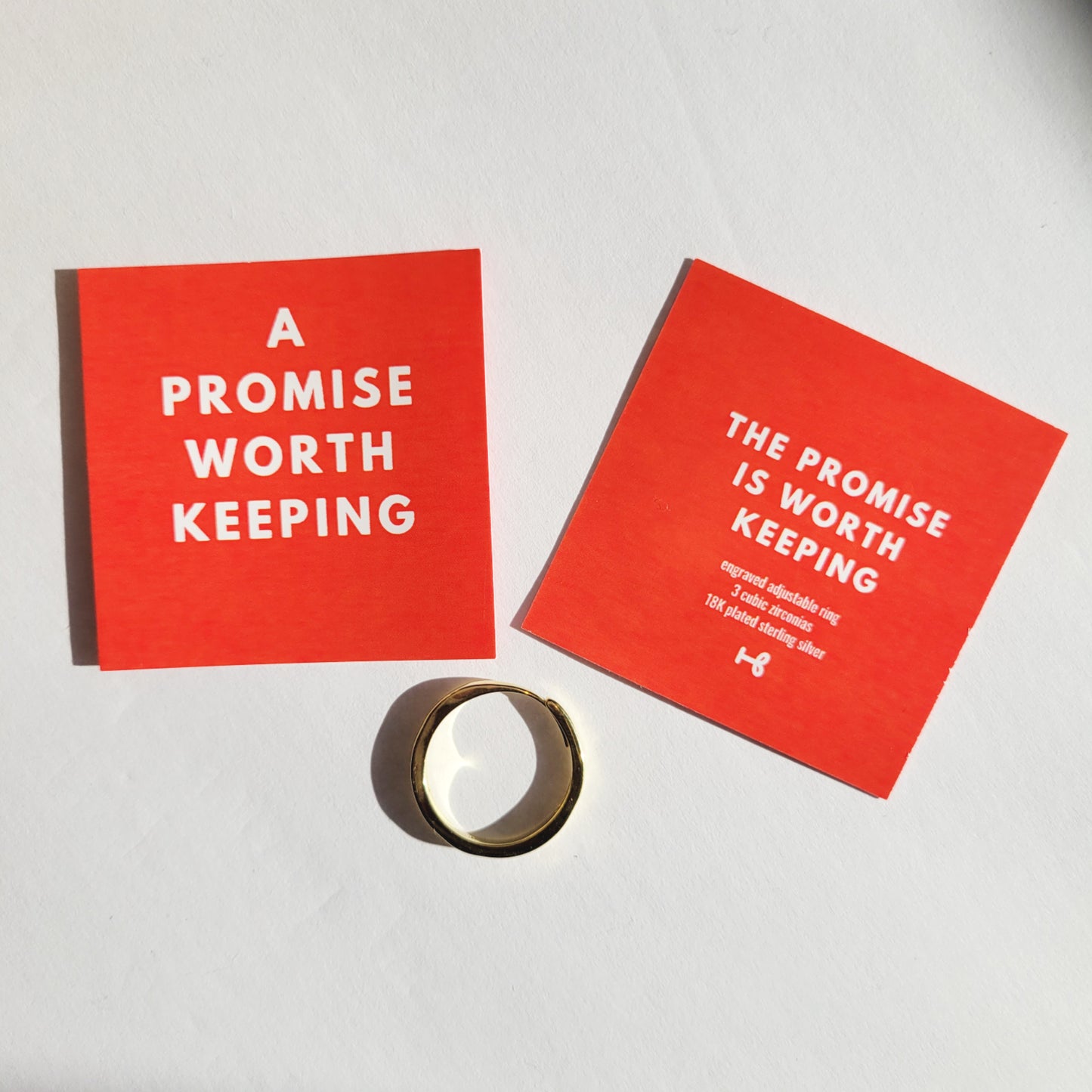 A PROMISE WORTH KEEPING (adjustable) RING